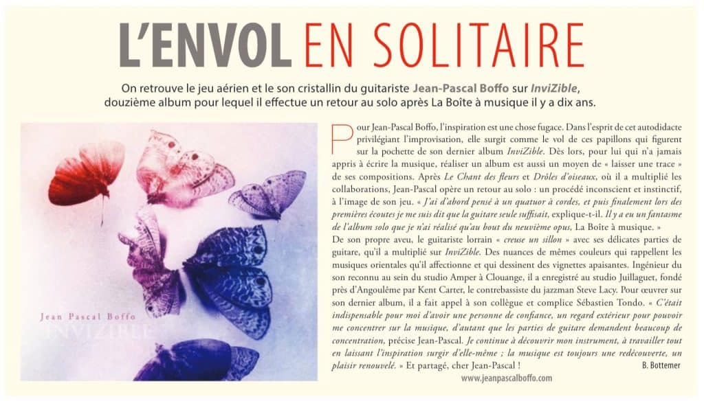 Article L'estrade 2017 Invizible Jean-Psacl Boffo
