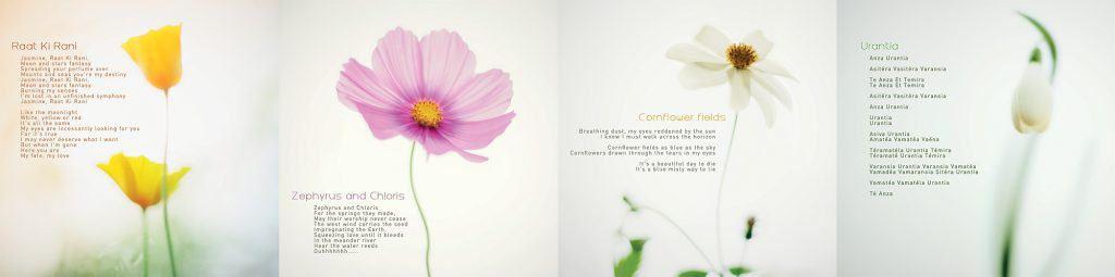 Livret Le Chant des Fleurs Jean-Pascal Boffo