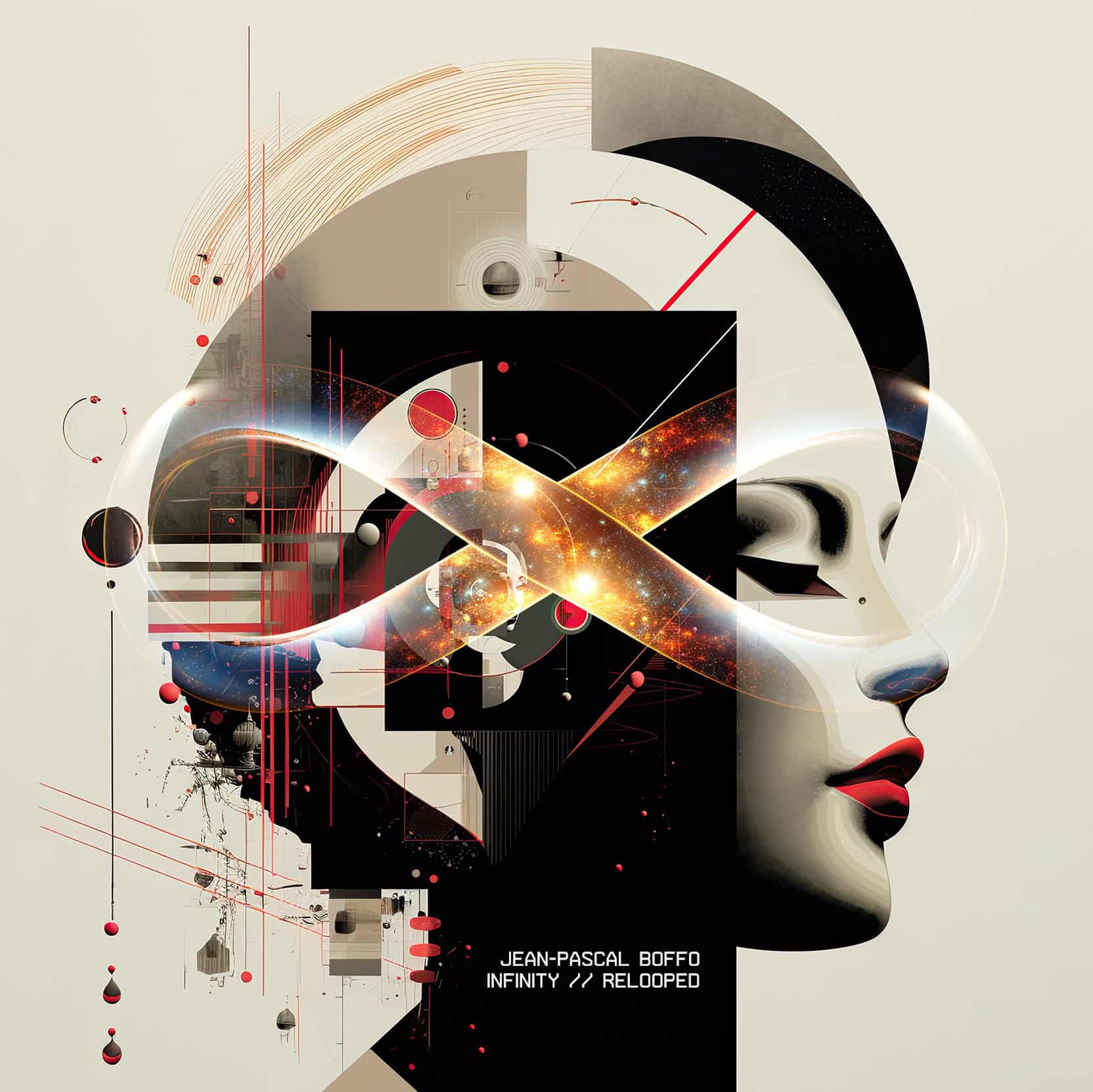 Pochette du projet multimédia Infinity Relooped (2024) - Jean-Pascal Boffo et Fred Kempf