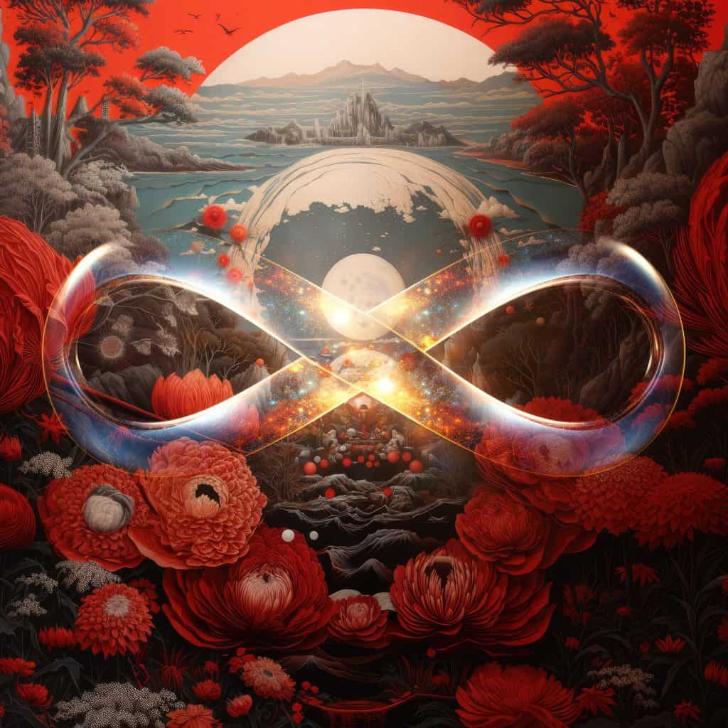 RED BLOSSOM 1 // Infinity Relooped