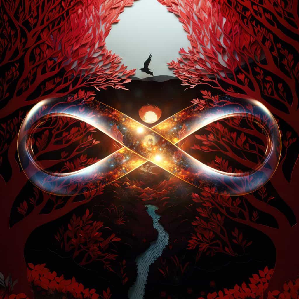 RED BLOSSOM 3 // Infinity Relooped